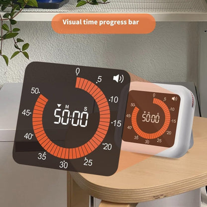 Rechargeable Visual Timer with Magnet and Stand, Adjustable Volume, 11 Hours 59 Minutes V1188-MS-325-0509