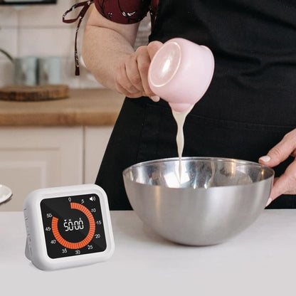 Rechargeable Visual Timer with Magnet and Stand, Adjustable Volume, 11 Hours 59 Minutes V1188-MS-325-0509