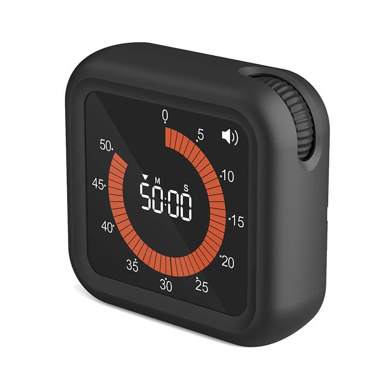 Rechargeable Visual Timer with Magnet and Stand, Adjustable Volume, 11 Hours 59 Minutes V1188-MS-325-0509