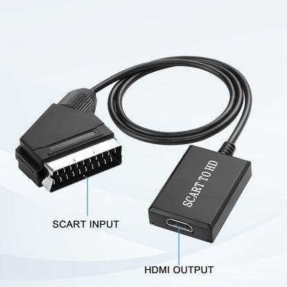 SCART to HDMI Converter 1080p with Audio and Video Support V1188-MS-325-0510