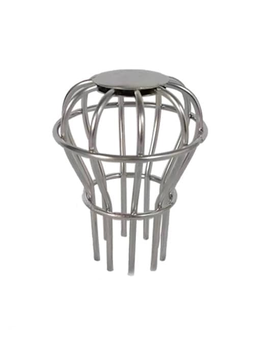 Leaf Stopper for Gutter, Ball-Shaped Drain Strainer for Roof with Large Flow Design, 68 x 92mm V1188-MS-325-0529