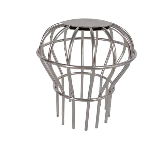 Leaf Stopper for Gutter, Ball-Shaped Floor Drain Strainer with Large Flow Design, 103 x 115mm V1188-MS-325-0530