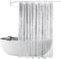 Waterproof Shower Curtain with Bottom Magnet and Weight Pebble Pattern, 180x180 cm V1188-MS-325-0533