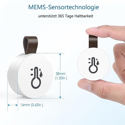 Wireless Bluetooth Thermometer Hygrometer with App Data Storage and Display V1188-MS-325-0539