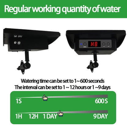 15m Solar Irrigation System with Timer, Automatic Drip Kit, Anti-Siphon, for Garden Greenhouse Vegetables V1188-MS-325-0541