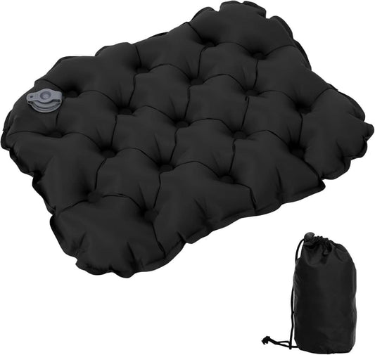 Inflatable Seat Cushion Stool, Waterproof Lightweight Portable for Outdoors and Offices, Black V1188-MS-325-0544