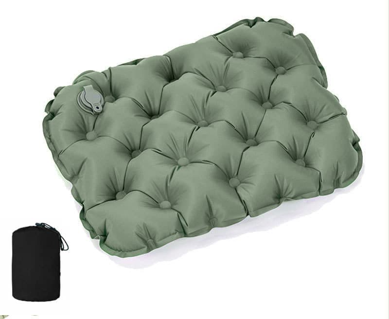 Inflatable Seat Cushion Light Green, Waterproof Lightweight Portable Stool for Outdoors and Offices V1188-MS-325-0546