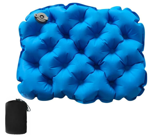 Inflatable Seat Cushion Stool, Portable Waterproof Lightweight for Outdoors and Offices, Blue V1188-MS-325-0547
