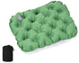 Inflatable Seat Cushion Stool, Lightweight Portable Waterproof for Outdoors and Offices, Green V1188-MS-325-0548