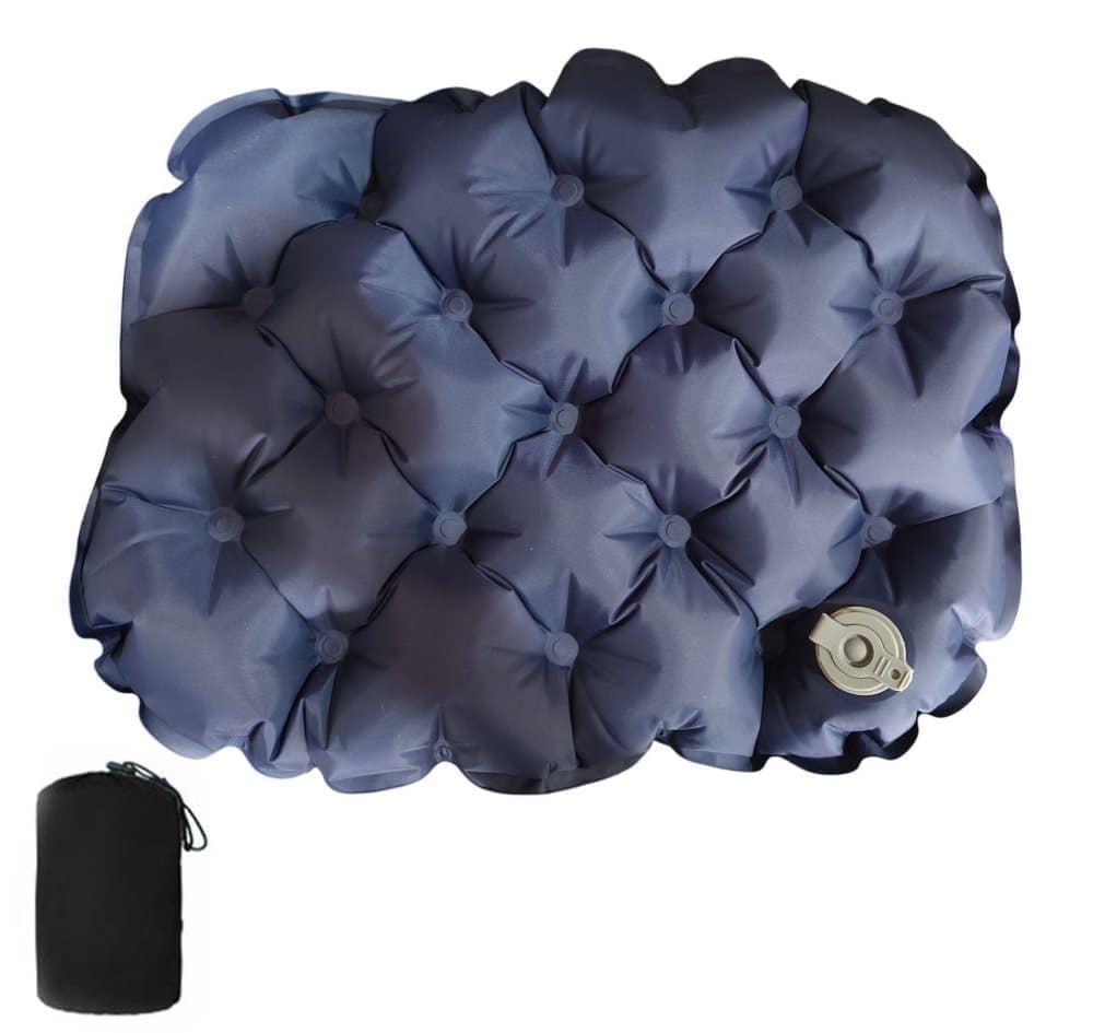 Inflatable Seat Cushion Stool, Waterproof Lightweight Portable for Outdoors and Offices, Dark Blue V1188-MS-325-0549