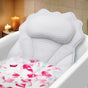 Ergonomic Bathtub Pillow with 6 Strong Suction Cups, Support for Head Neck Shoulders & Back, 4D Design, White V1188-MS-325-0553