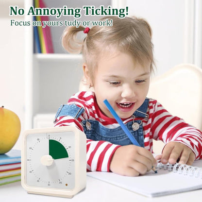 60 Minute Visual Timer for Kids Learning Classrooms and Meetings, Adjustable Volume with Magnet, Purple V1188-MS-325-0561