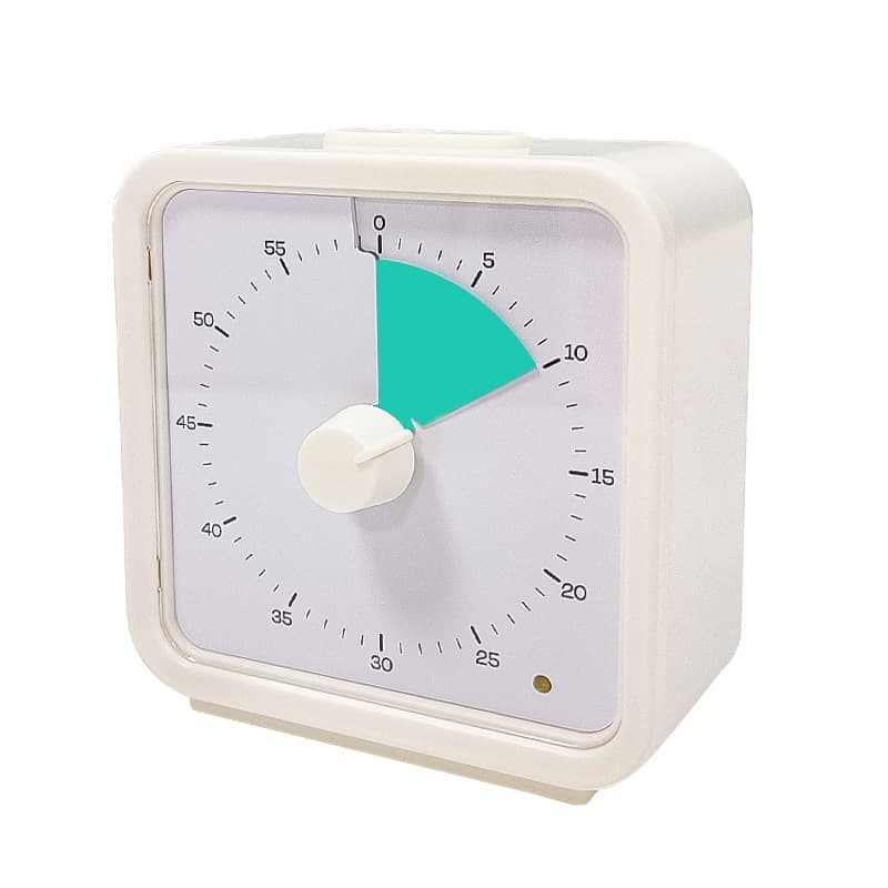 60 Minute Visual Timer for Kids Learning Classrooms and Meetings, Adjustable Volume with Magnet, Green V1188-MS-325-0565
