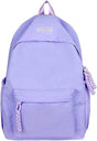 Waterproof School Backpack for Travel, Unisex Student Bag Purple V1188-MS-325-0566