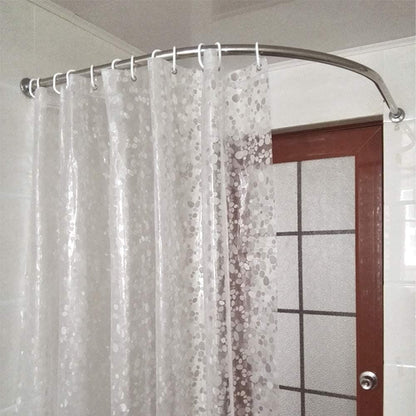 Shower Curtain Lining Pebble Pattern Transparent Waterproof Odorless, 1.5/1.8/2x1.8m, 150x180cm V1188-MS-325-0571