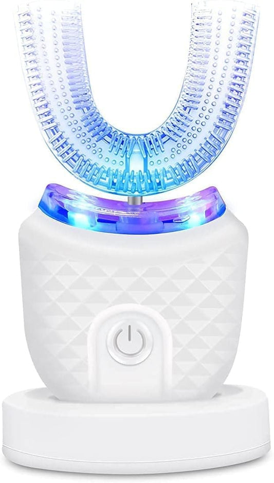 360 degrees U-Shaped Electric Toothbrush, 3 Cleaning Modes, IPX7 Waterproof, Automatic Ultrasonic Tooth V1188-MS-325-0575