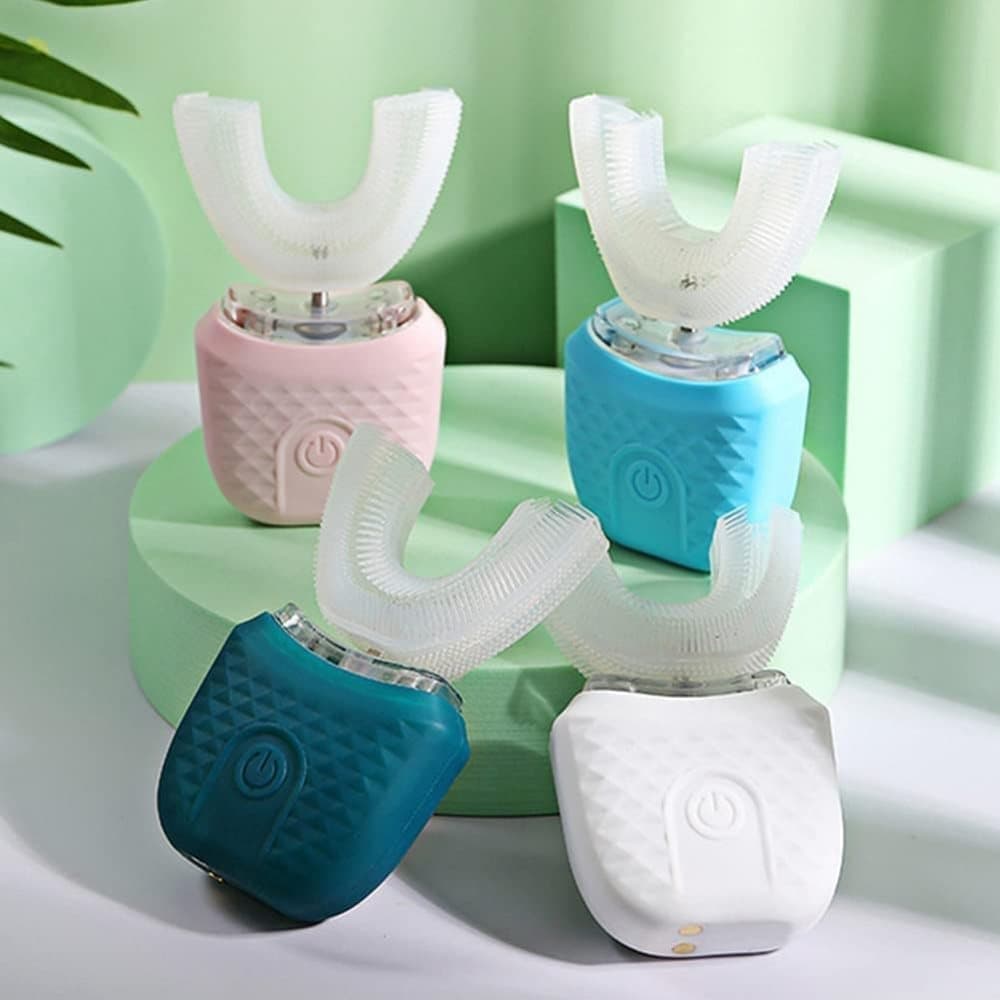 360 degrees U-Shaped Electric Toothbrush, 3 Cleaning Modes, IPX7 Waterproof, Automatic Ultrasonic Tooth V1188-MS-325-0575