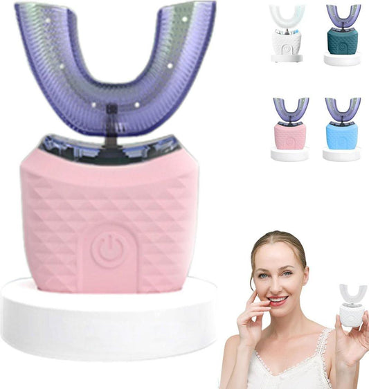 360 degrees U-Shaped Electric Toothbrush with 3 Cleaning Modes, IPX7 Waterproof, Automatic Ultrasonic Tooth V1188-MS-325-0576