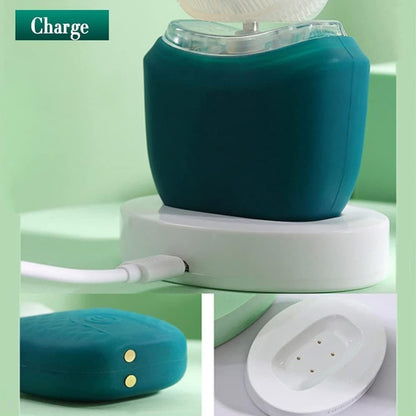 360 degrees U-Shaped Electric Toothbrush with 3 Cleaning Modes, IPX7 Waterproof, Automatic Ultrasonic Tooth V1188-MS-325-0578