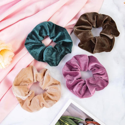 12pcs Velvet Hair Scrunchies for Women, Large Size V1188-MS-325-0580