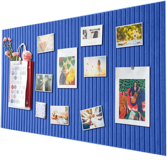 Self-adhesive photo board, decorative cork and wall panel bulletin board with acoustic panels for photos and V1188-MS-325-0589