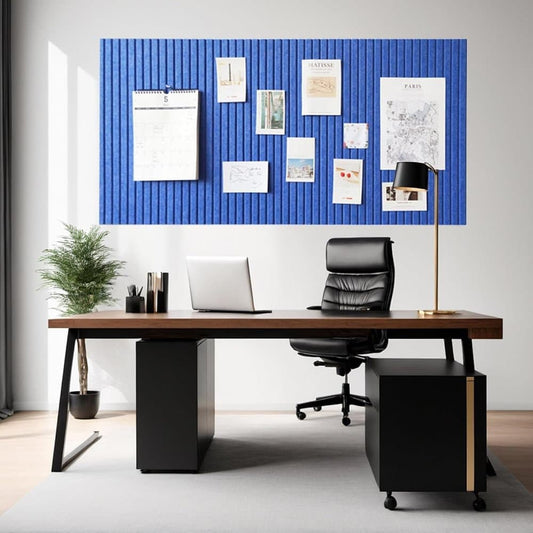 Self-adhesive photo board, decorative cork and wall panel bulletin board with acoustic panels for photos and V1188-MS-325-0589