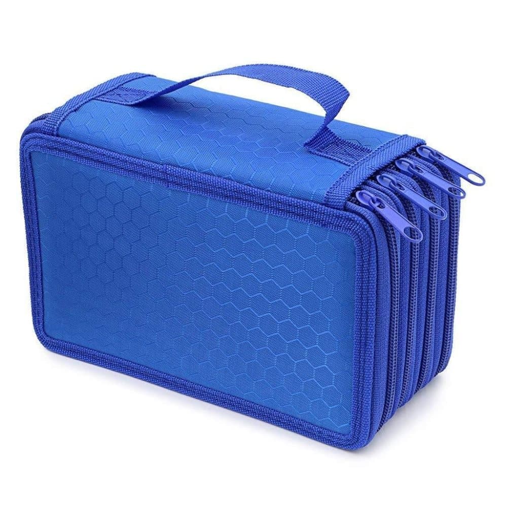 72 Holes Pen Case with Compartments, Large Capacity Organizer, Lightweight Durable, Compatible with Students V1188-MS-325-0606
