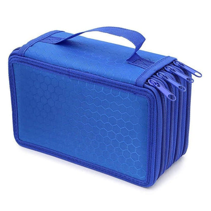72 Holes Pen Case with Compartments, Large Capacity Organizer, Lightweight Durable, Compatible with Students V1188-MS-325-0606