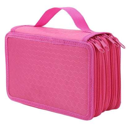 72 Holes Pen Case with Compartments, Large Capacity Multifunctional Organizer, Lightweight Durable for V1188-MS-325-0607