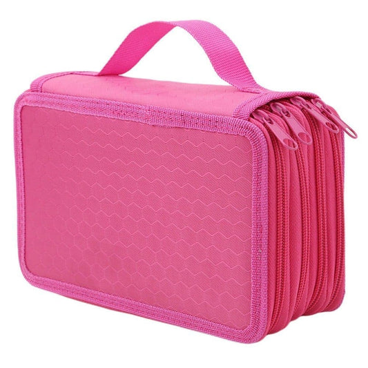 72 Holes Pen Case with Compartments, Large Capacity Multifunctional Organizer, Lightweight Durable for V1188-MS-325-0607