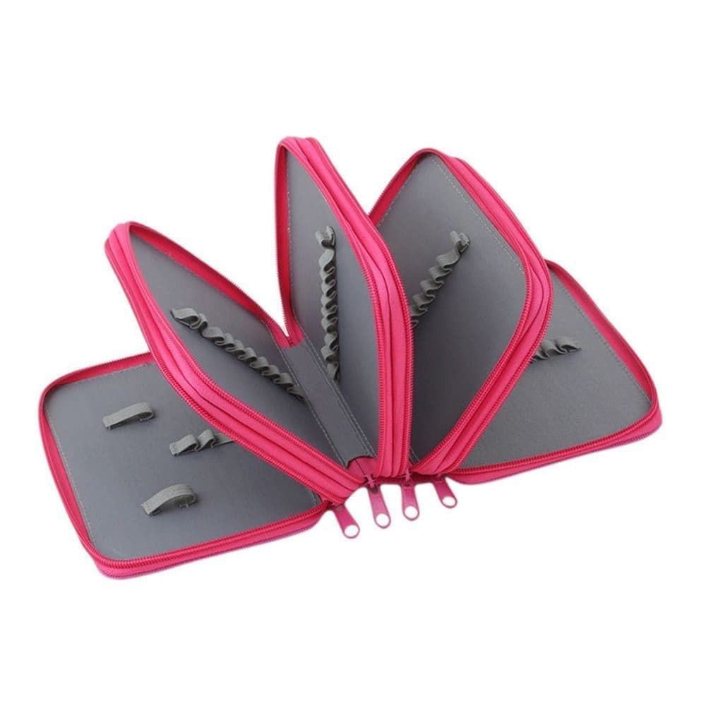 72 Holes Pen Case with Compartments, Large Capacity Multifunctional Organizer, Lightweight Durable for V1188-MS-325-0607