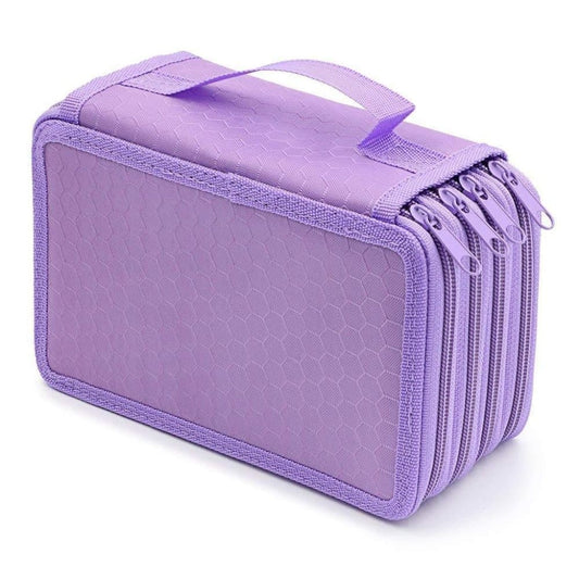 72 Holes Pen Case with Compartments, Large Capacity Lightweight Durable, Compatible with Students and Office V1188-MS-325-0609
