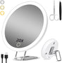 20X LED Makeup Mirror with Lighting, 360 degrees Rotatable Dimmable 3 Light Modes Magnification Suction Cup, V1188-MS-325-0637