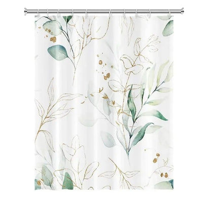 Waterproof Shower Curtain Green Mildew Resistant, 180x180 cm V1188-MS-325-0645
