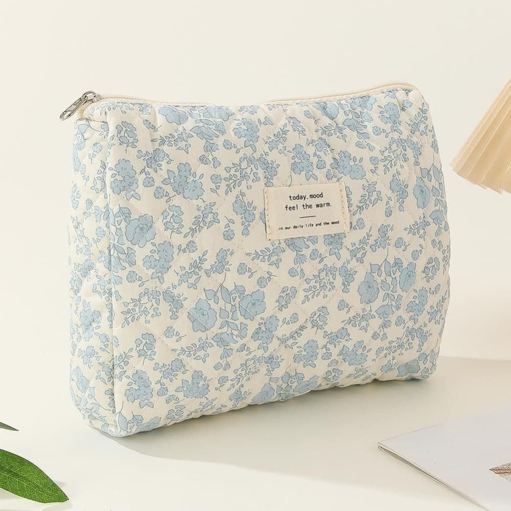 Floral Makeup Bag 3-Piece Set, Travel Toiletry Organizer, 20 x 10 cm V1188-MS-325-0648