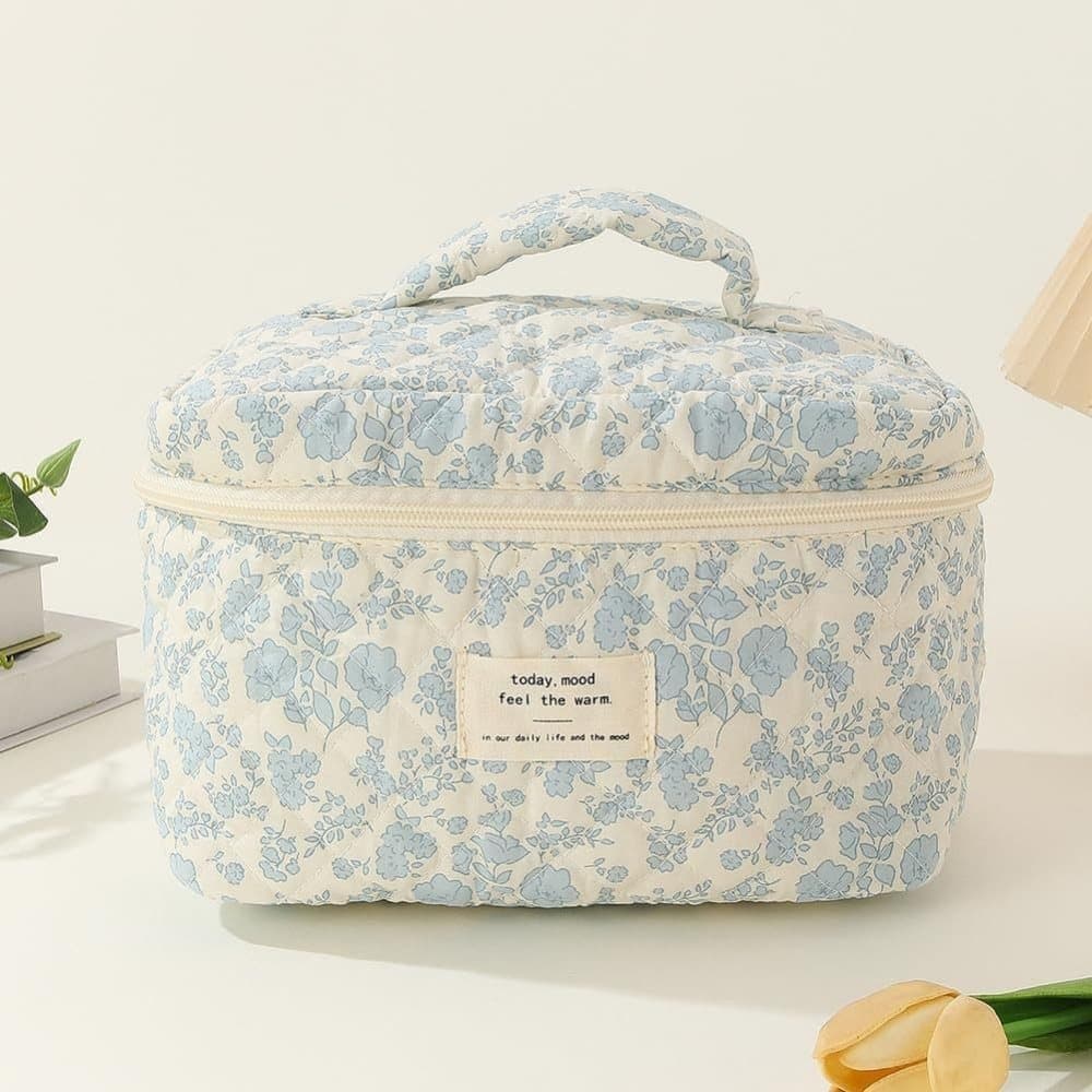 3-Piece Floral Makeup and Toiletry Travel Bag, Size 1 V1188-MS-325-0649