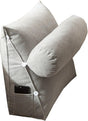 Adjustable Lumbar Support Cushion with Headrest for Office Chair and Car Seat, 45 x 45 x 20cm, Gray V1188-MS-325-0654