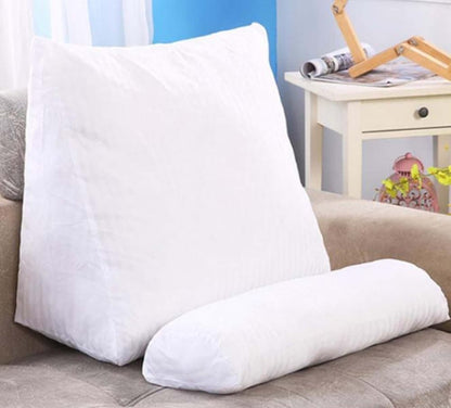 Adjustable Lumbar Support Cushion with Headrest for Office Chair, 45 x 45 x 20cm, Blue V1188-MS-325-0656