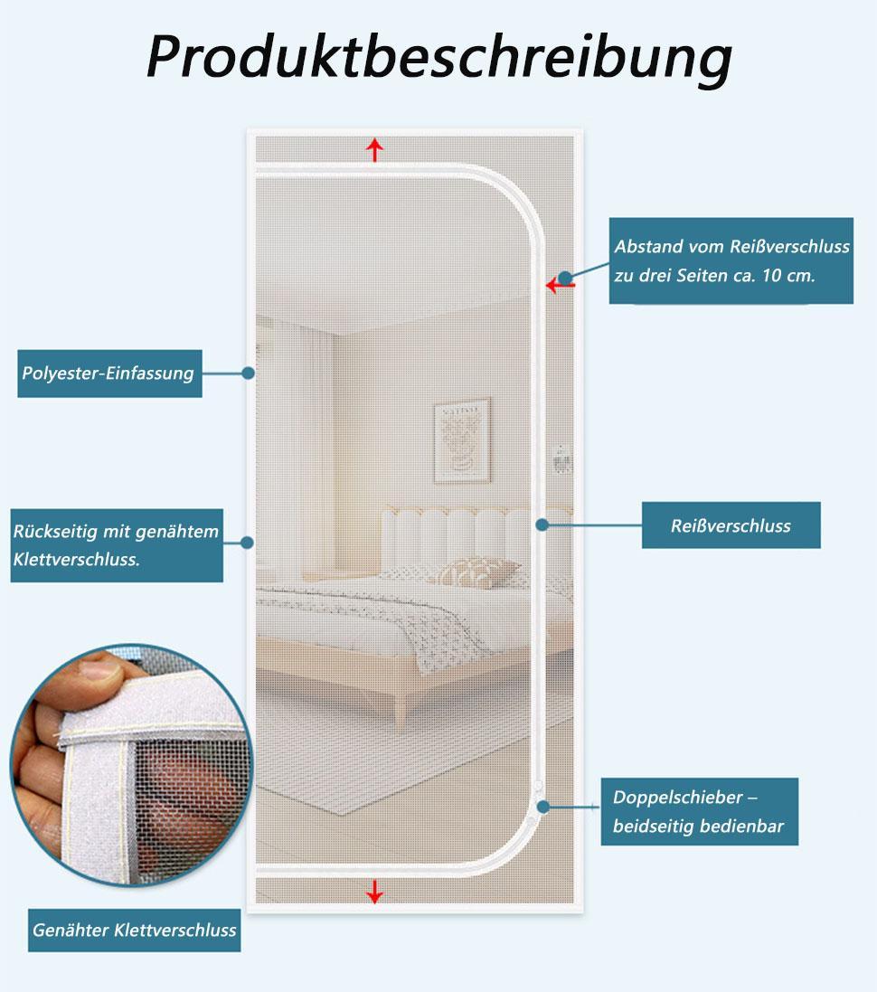 Reinforced cat door protection with durable breathable insect-repellent mesh scratch-resistant pet safe, V1188-MS-325-0662