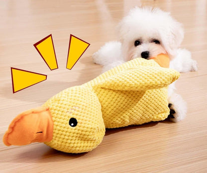 1 Calming Dog Toy Plush Duck with Squeak for Small Dogs, S V1188-MS-325-0682
