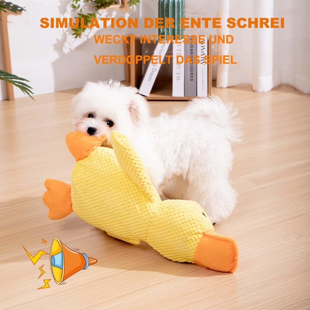 1 Calming Dog Toy Plush Duck with Squeak for Small Dogs, S V1188-MS-325-0682