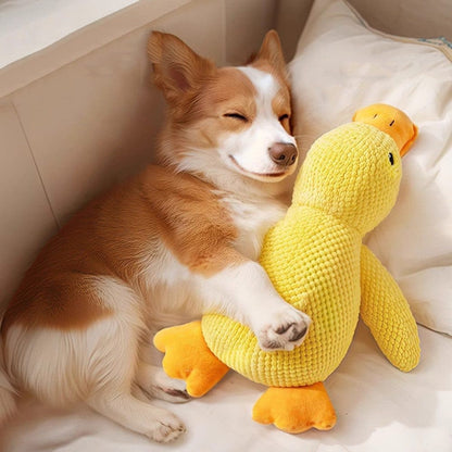 Calming Dog Toy Plush Duck with Squeak for Small Dogs, L V1188-MS-325-0684