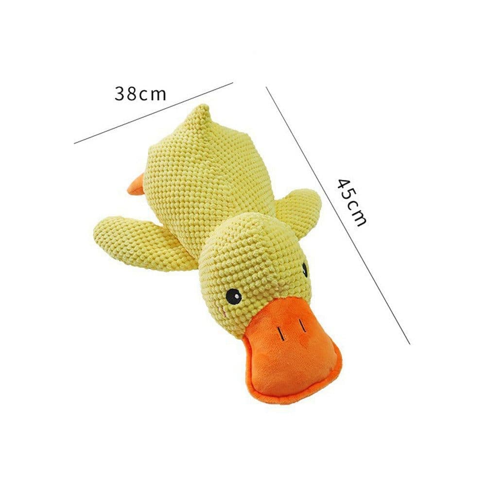 Calming Dog Toy Plush Duck with Squeak for Small Dogs, L V1188-MS-325-0684
