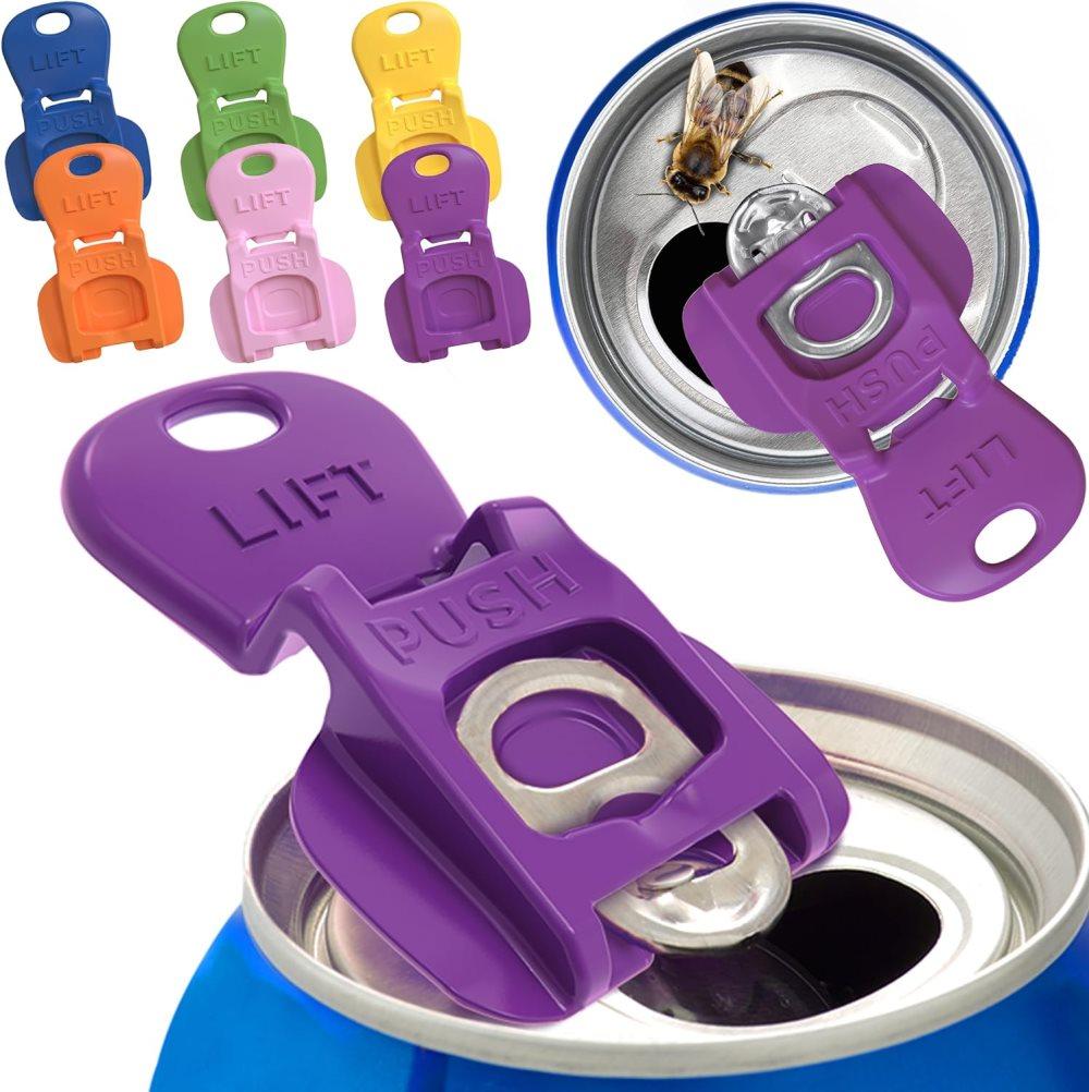 6-Pack Reusable Can Opener and Bottle Opener, Finger Protector, Multi-Colored V1188-MS-325-0698
