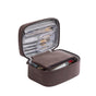 2-in-1 Makeup and Toiletry Bag with Handle, Brown V1188-MS-325-0702