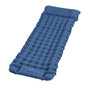 Self-inflating mattress 10cm, waterproof lightweight tear-resistant durable with foot pump for camping beach V1188-MS-325-0717