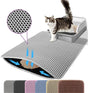 Gray Double EVA Cat Litter Mat, 45x60cm, Prevents Scattered Sand, Multiple Colors Available V1188-MS-325-0725