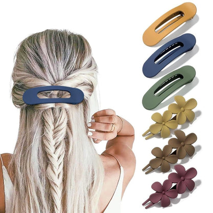 6-Pack Large Hair Clips, 11 cm, Anti-Slip Strong Grip for Daily Use V1188-MS-325-0731