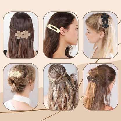 6-Pack Large Hair Clips, 11 cm, Anti-Slip Strong Grip for Daily Use V1188-MS-325-0731