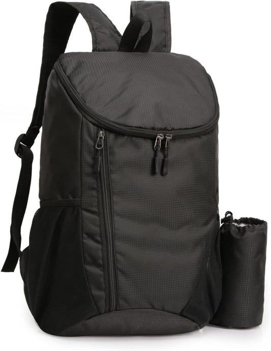 20L Lightweight Hiking Backpack Waterproof Durable Outdoor Backpack, Black V1188-MS-325-0748